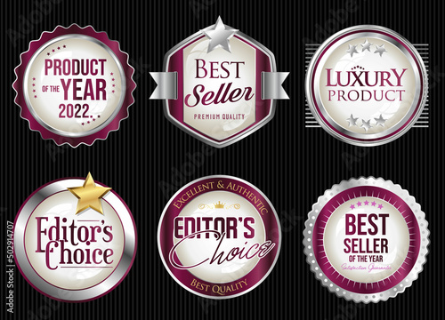 Golden badges collection of best seller and high quality products