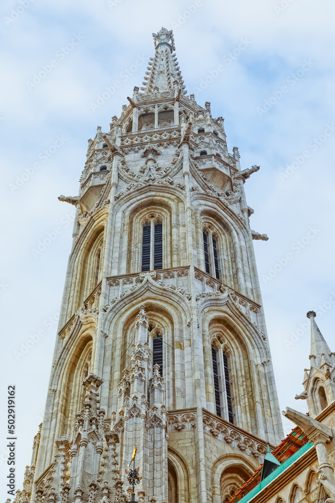 Budapest Matthias Church Gothic Gothic bell tower
