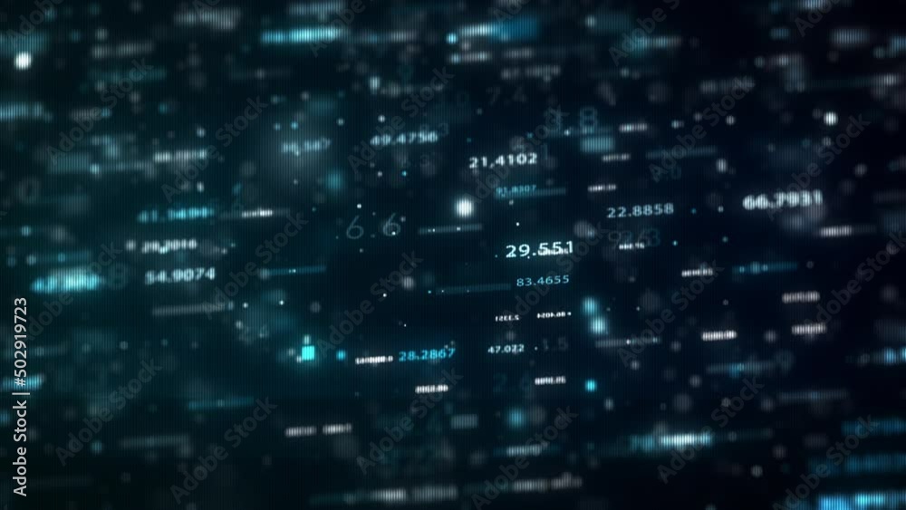 Big Data Digital Business Hitech Background/ 4k animation of an abstract wallpaper big data business digital technology background including connected lines and numbers matrix styled flowing with dept Big Data Digital Business Hitech Background/ 4k animation of an abstract wallpaper big data business digital technology background including connected lines and numbers matrix styled flowing with dept