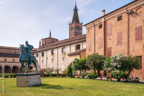 View of san benedetto po, Mantua, Lombardy, Italy photo