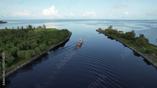 Miri, Sarawak Malaysia - May 2, 2022: The Landmark and Tourist Attraction areas of the of Miri City, with its famous beaches, rivers, city and scenic surroundings photo