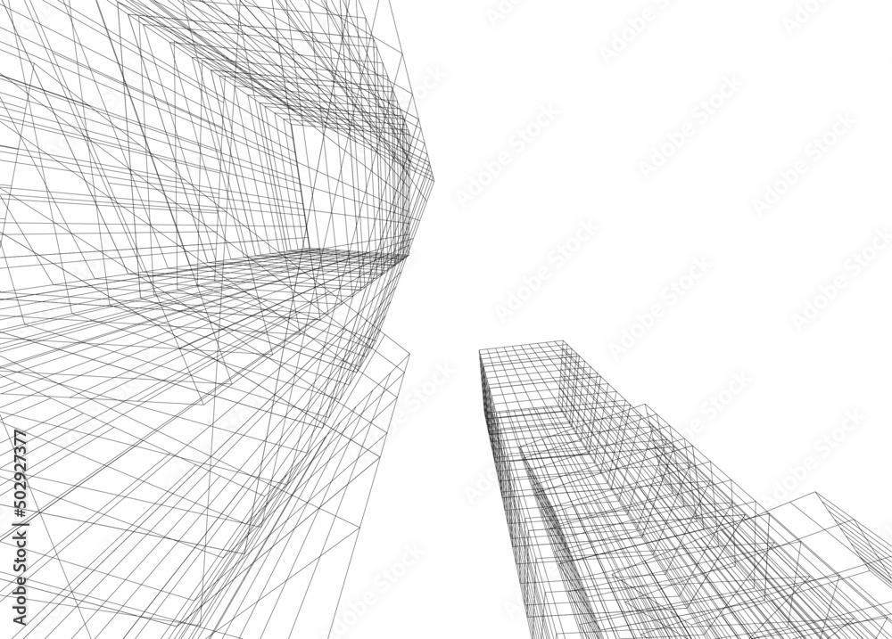 abstract architectural sketch abstract architectural sketch