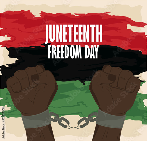 juneteenth freedom day poster