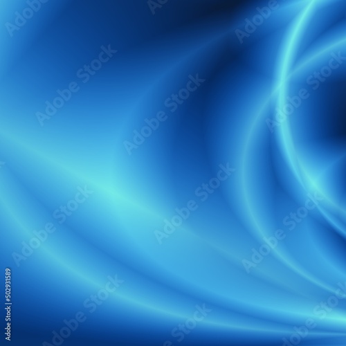 Bright abstract wave blue sea design