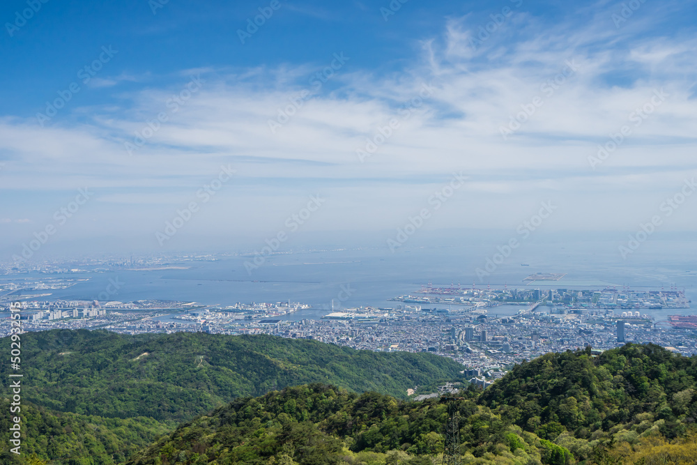 六甲山　景色　Rokko mountaintop view