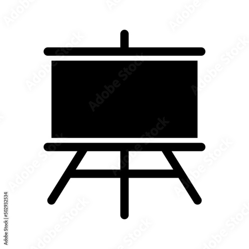 Blackboard vector icon on the white background
