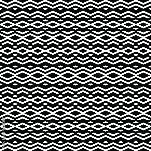 seamless pattern.Simple stylish abstract geometric background. Monochrome image. Black and white color. Design for decor, prints, textile.Design element for prints. 