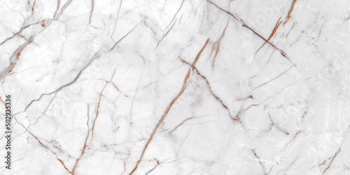 Gray marble texture background with brown curly veins, can be use interior home decoration ceramic tile surface.