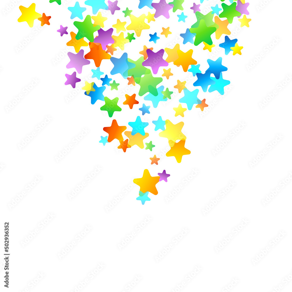 Rainbow Festive Confetti. Carnival Star Falling. Rainbow Festive Confetti. Carnival Star Falling.