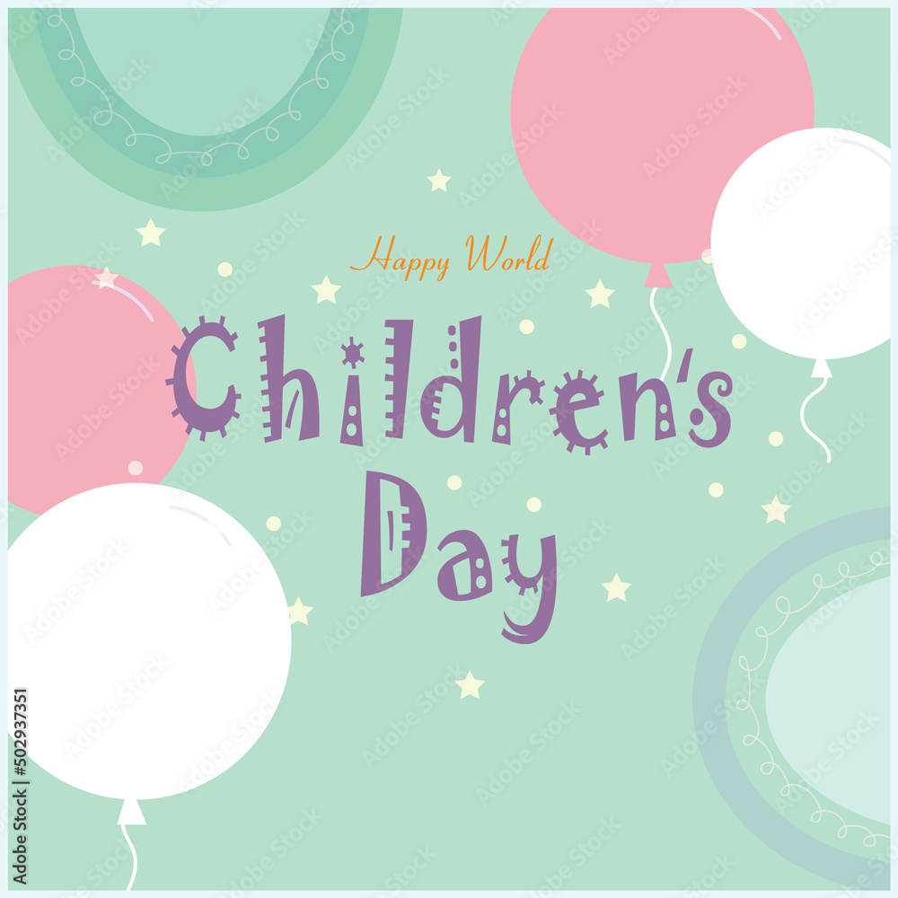 Happy children's day card
