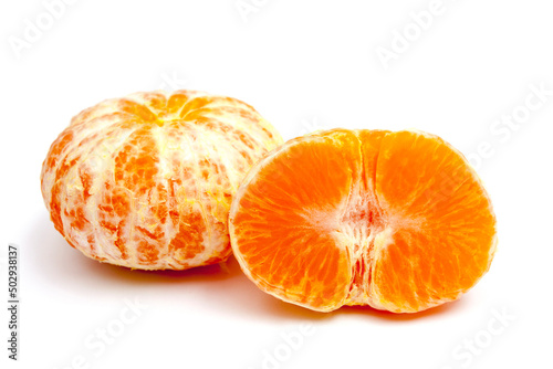 Peeled mandarines