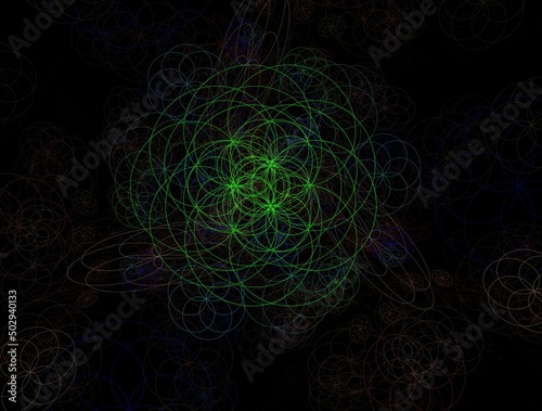 Imaginatory fractal abstract background Image