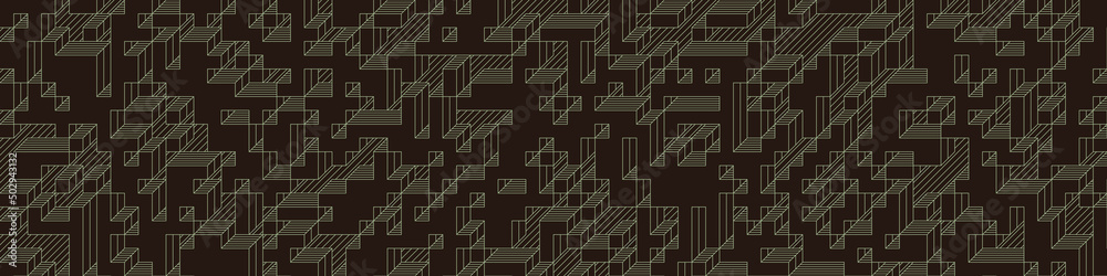 Implementation of Edward Zajec’s “Il Cubo” from 1971. Essentially a Truchet tile set of 8 tiles and rules for placement art illustration Implementation of Edward Zajec’s “Il Cubo” from 1971. Essentially a Truchet tile set of 8 tiles and rules for placement art illustration