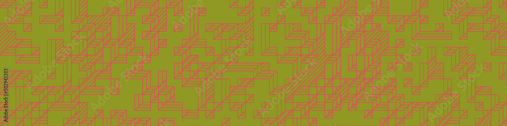 Implementation of Edward Zajec’s “Il Cubo” from 1971. Essentially a Truchet tile set of 8 tiles and rules for placement art illustration