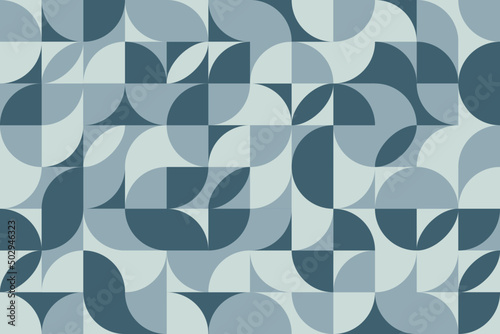 Stylish Scandinavian geometric seamless pattern in retro style
