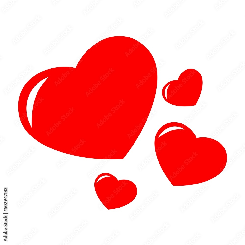 hearts love shaped ornament vector design hearts love shaped ornament vector design