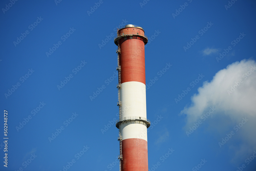 Cheminée usine à gaz