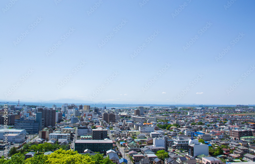 Fototapeta premium 千葉県木更津市の町並み