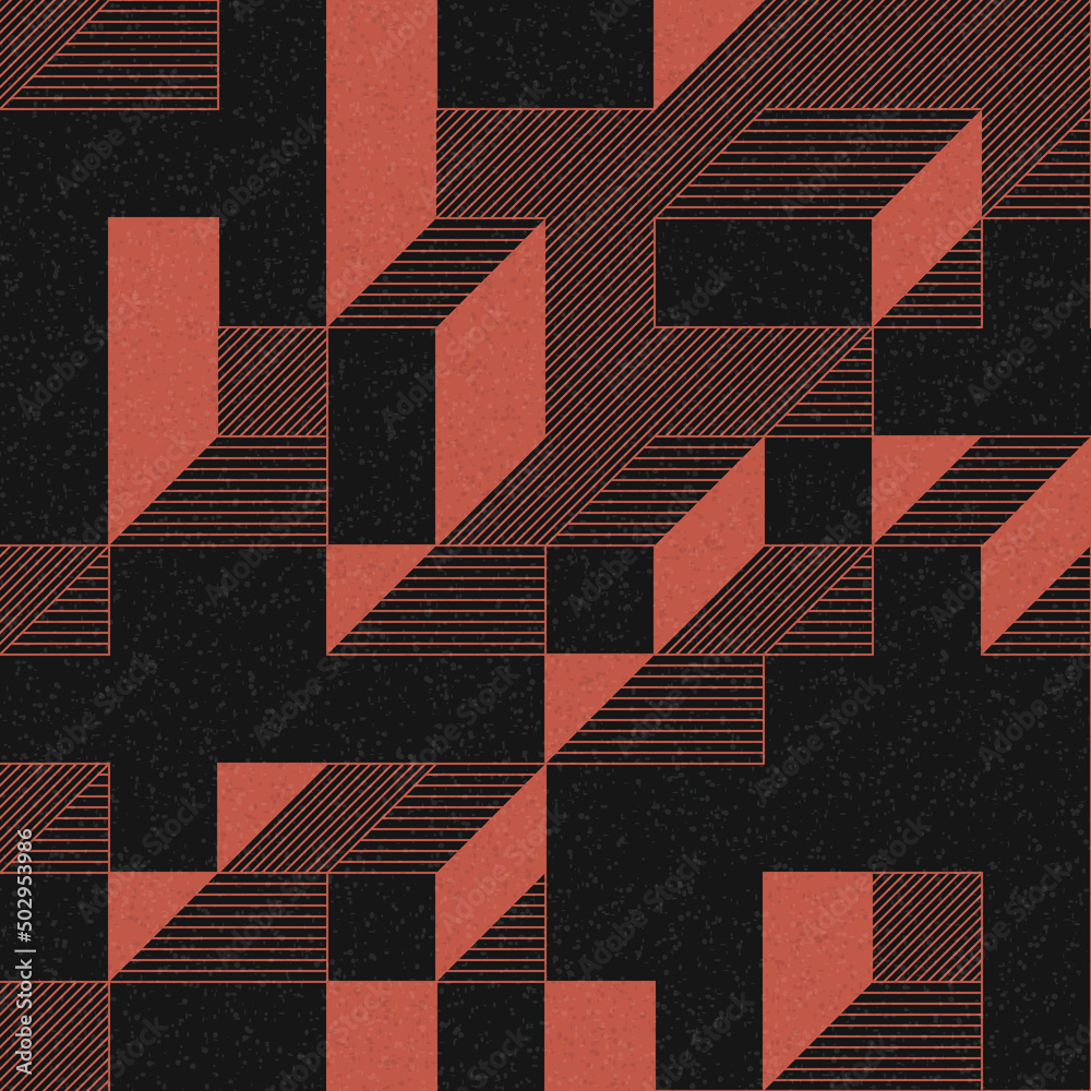 Implementation of Edward Zajec’s “Il Cubo” from 1971. Essentially a Truchet tile set of 8 tiles and rules for placement art illustration Implementation of Edward Zajec’s “Il Cubo” from 1971. Essentially a Truchet tile set of 8 tiles and rules for placement art illustration