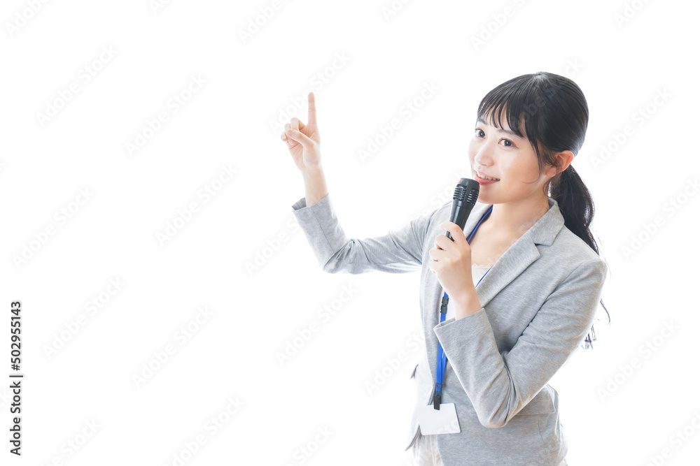 Young business person having a presentation Young business person having a presentation