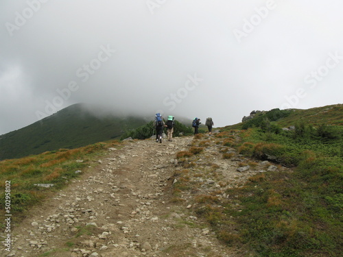 Hiking in Carpathian Mountains