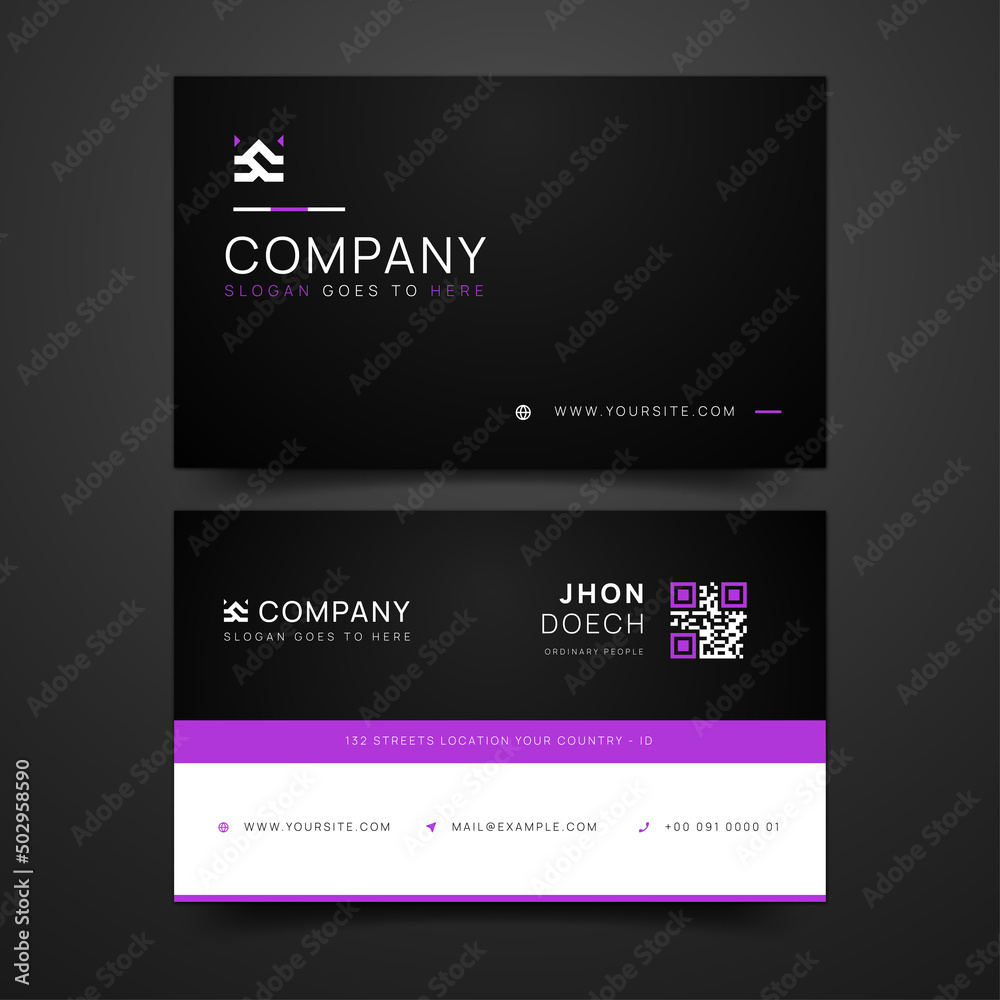 modern business card template