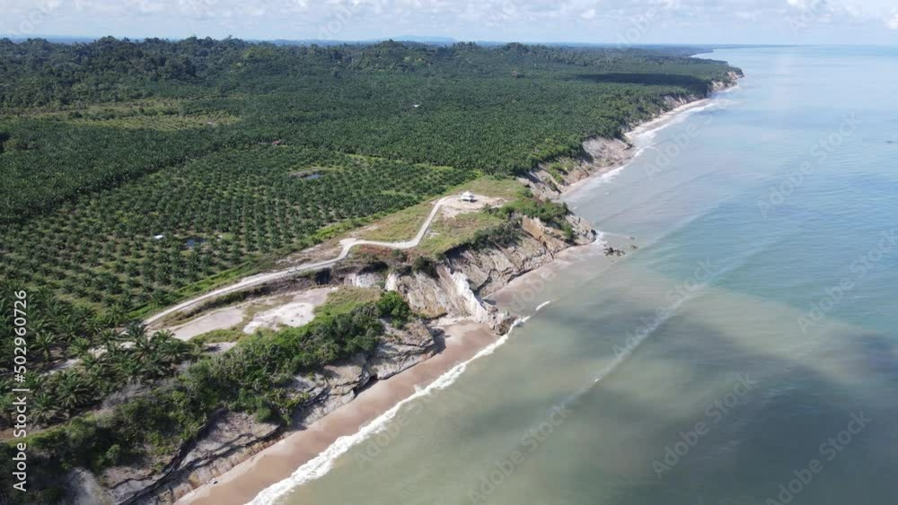 Miri, Sarawak Malaysia - May 2, 2022: The Landmark and Tourist Attraction areas of the of Miri City, with its famous beaches, rivers, city and scenic surroundings Miri, Sarawak Malaysia - May 2, 2022: The Landmark and Tourist Attraction areas of the of Miri City, with its famous beaches, rivers, city and scenic surroundings