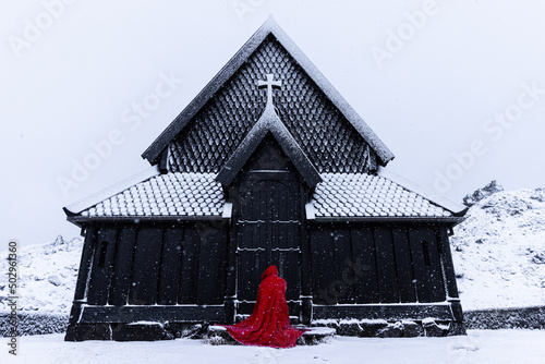 Church in Iceland in Winter