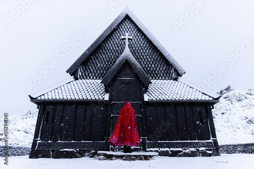 Church in Iceland in Winter