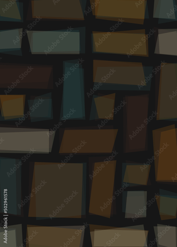 Offset Quads generative art background art illustration Offset Quads generative art background art illustration