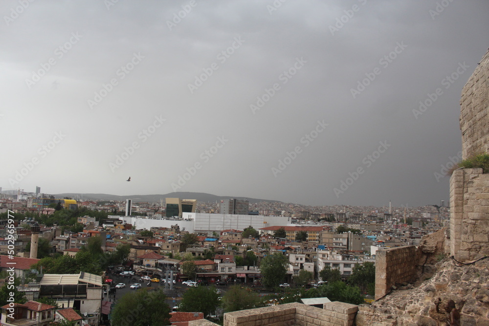 Gaziantep city and casttle, Turkey 