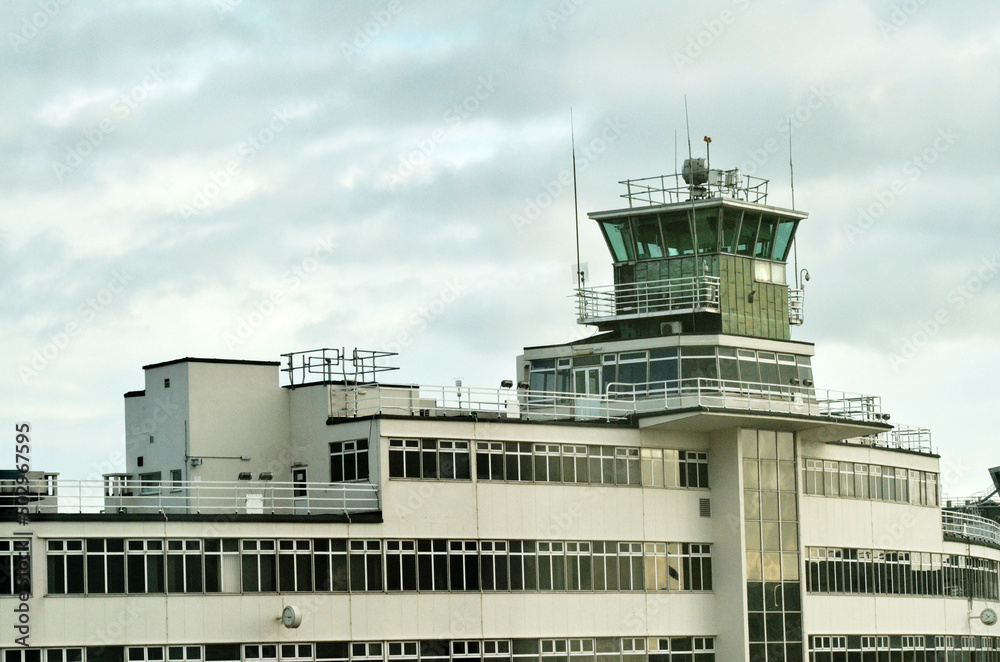 airport control tower in dublin ireland