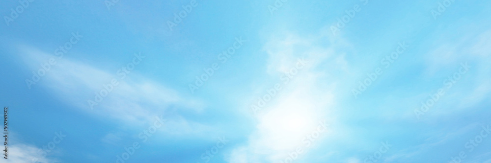 Blue sky with white cloud. The summer heaven is colorful clearing day Good weather and beautiful nature in the morning. Blue sky with white cloud. The summer heaven is colorful clearing day Good weather and beautiful nature in the morning.