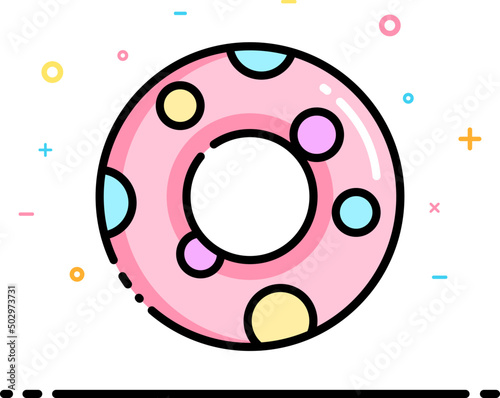 Swimming ring icon