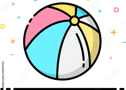 Beach ball icon