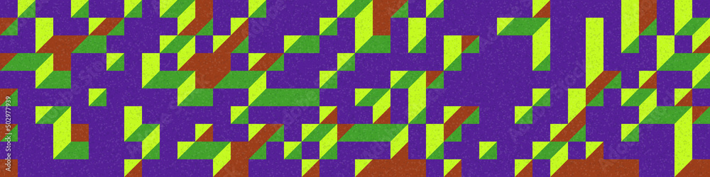 Implementation of Edward Zajec’s “Il Cubo” from 1971. Essentially a Truchet tile set of 8 tiles and rules for placement art illustration