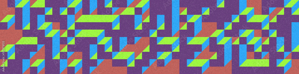 Implementation of Edward Zajec’s “Il Cubo” from 1971. Essentially a Truchet tile set of 8 tiles and rules for placement art illustration Implementation of Edward Zajec’s “Il Cubo” from 1971. Essentially a Truchet tile set of 8 tiles and rules for placement art illustration