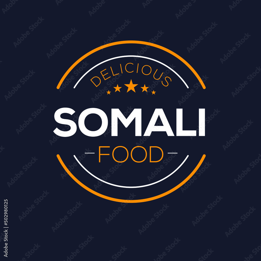 Creative (Somali food) design .