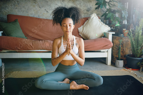 Obraz na plátně I meditate because it keeps me sane