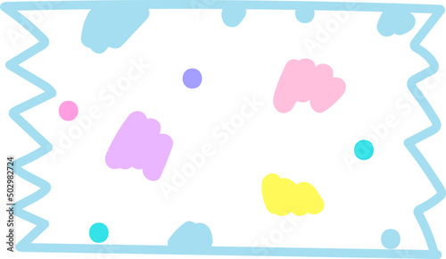 Cute hand drawn washi tape
