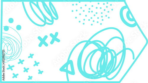 Cute hand drawn washi tape