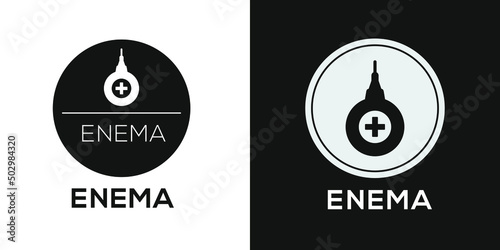 Creative (Enema) Icon, Vector sign.