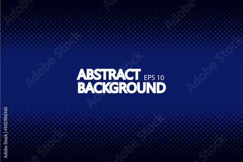 Abstract halftone dotted and Grunge Halftone Background background, backdrop, texture, pattern overlay with blue and black color - Vector illustration eps 10 