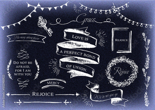 Vintage style frame