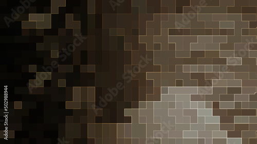 Fototapeta Naklejka Na Ścianę i Meble -  camouflage brown abstract background  Abstract polygonal graphic texture for illustration.