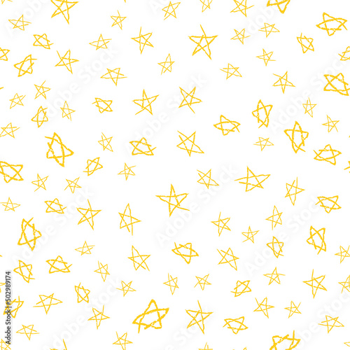 seamless pattern with stars © Halina