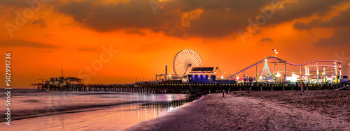 Santa Monica Pier Los Angeles California © Larry Gibson