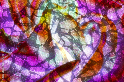 Abstract background or texture of purple pink and yellow colors