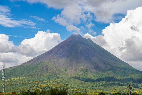 Through the Arenal National Park in Costa Rica