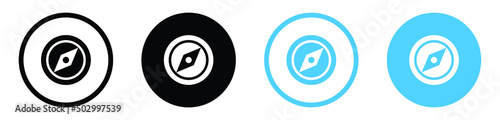 compass icon, discover icon. explore icons	